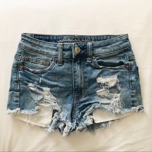 American Eagle High rise shorts!